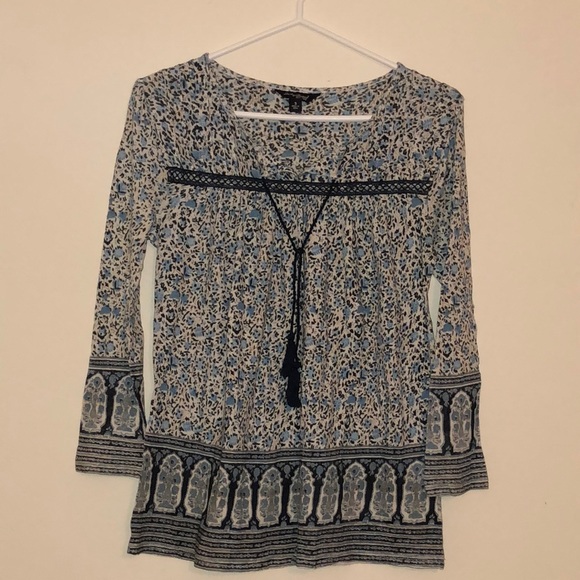 Lucky Brand Tops - Lucky Brand Women’s Tassel Knot Top
